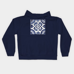 Blue Tile Talavera Kids Hoodie